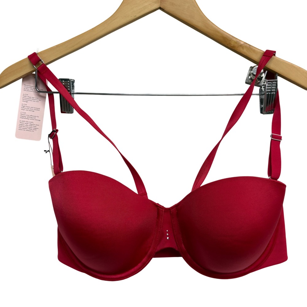 Victoria's Secret‎ BioFit 7-Way Multi-Way Convertible Bra Red 34DD 0371 NEW